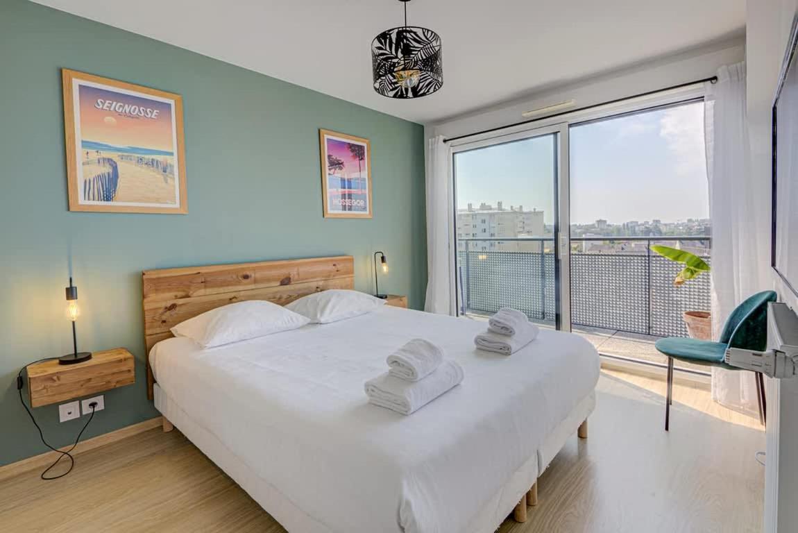 Ferienwohnung Le Maginot, T4 De Standing, Terrasse Et Parking Rennes Exterior foto